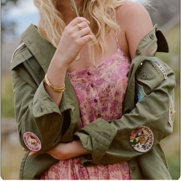 Spell Great Ocean Road Overshirt Khaki NWT S - Picture 3 of 14